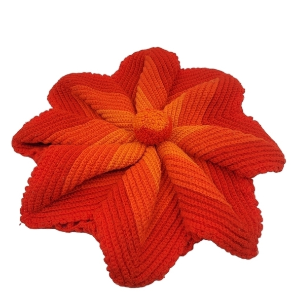 VERY Retro knit pillow cover - Picture 1 of 5